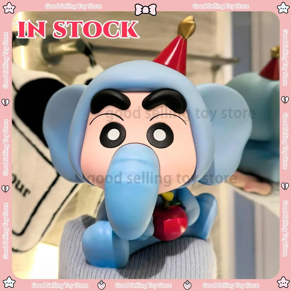 16cm Crayon Shin-chan Figures Action Figure Apple Elephant Shin-chan Christmas Small Flying Elephant Cartoon Decoration Toy Gift