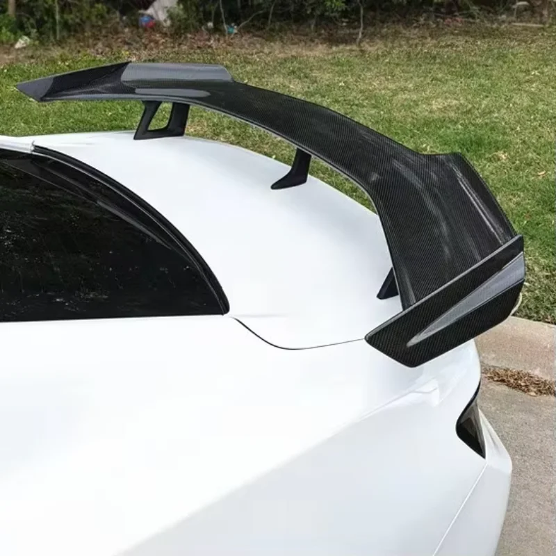 Style Carbon FIber Rear Wing Spoiler For Chevrolet Camaro 6 SS ZL1 2017 18 19