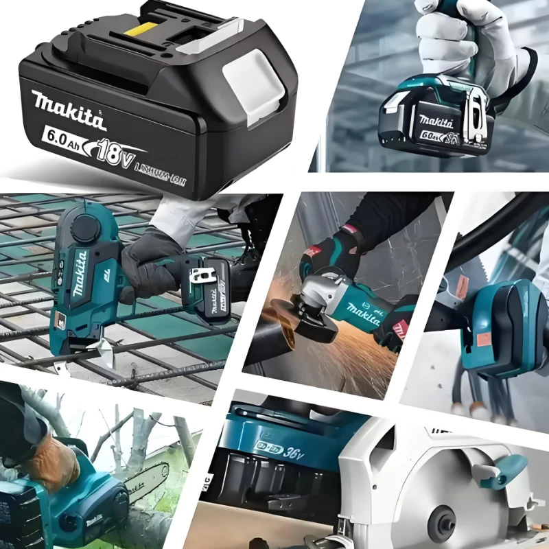 لماكيتا 18 فولت 6.0Ah بطارية ليثيوم ل BL1850B 1860B 1840B LXT/TD173D/BL1830/BL1860/TW251D/TD251DZ استبدال أدوات كهربائية 🔋 #4