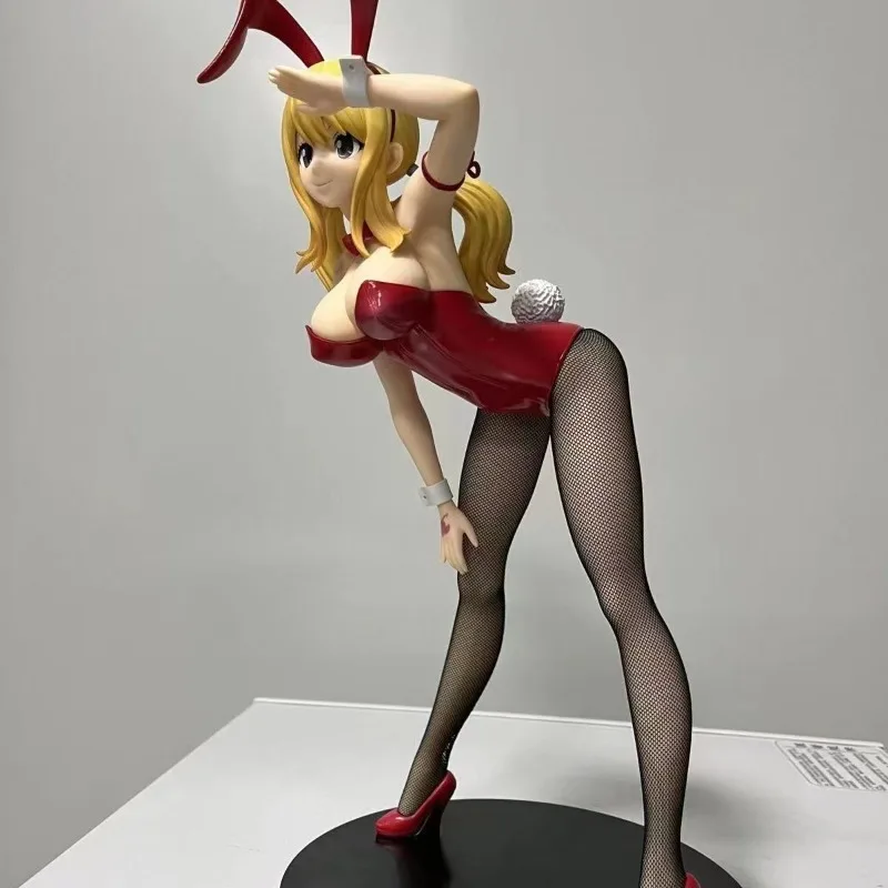 

DX версия красивой девушки Fairy Tail Люси Банни девушка аниме фигурка модель подарок H фигурки 18 кривых игрушек для девочек