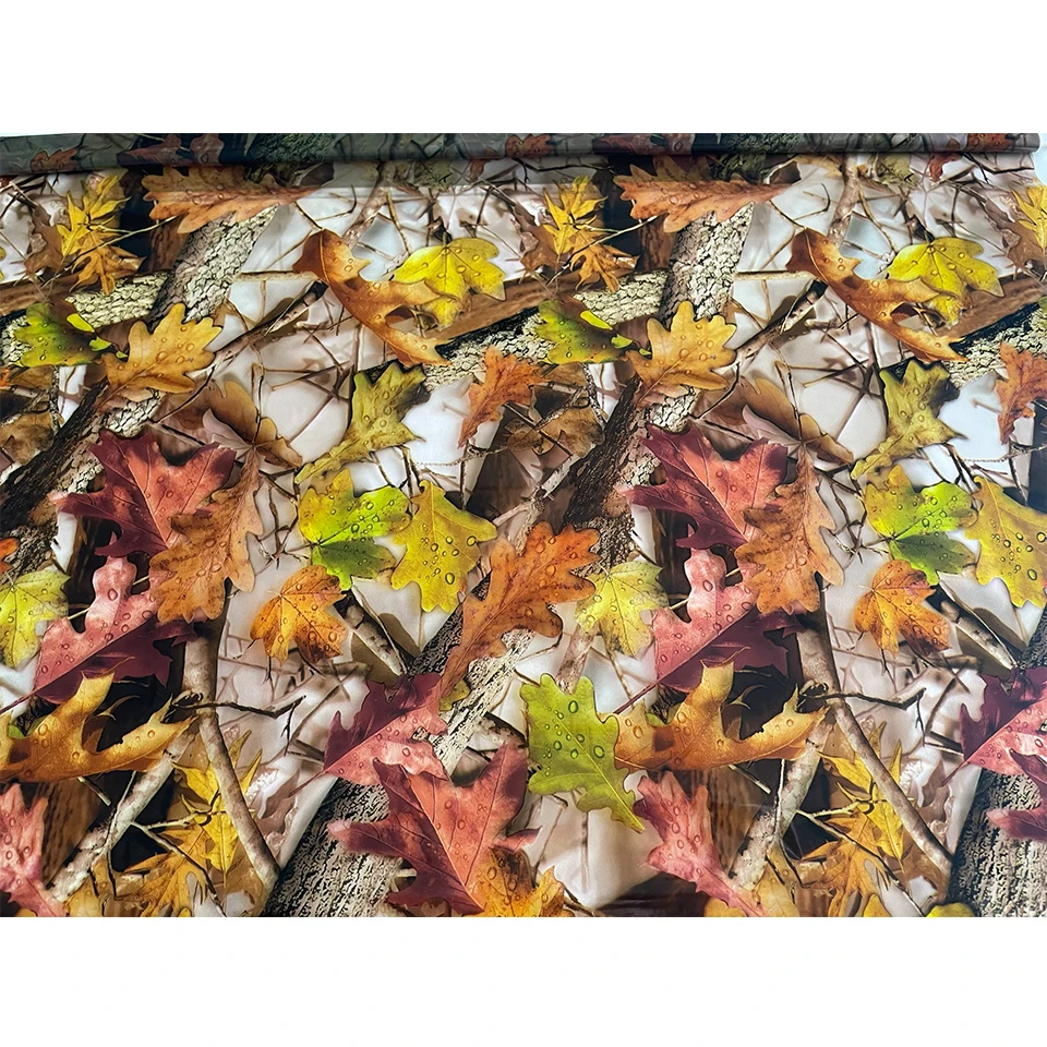 Camouflage Hydro Dip Film 0.5M Wide - Army Leaf & Autumn Maple PVA Water Transfer Vinyl for Home/Car DIY 0.5cm*2M 178