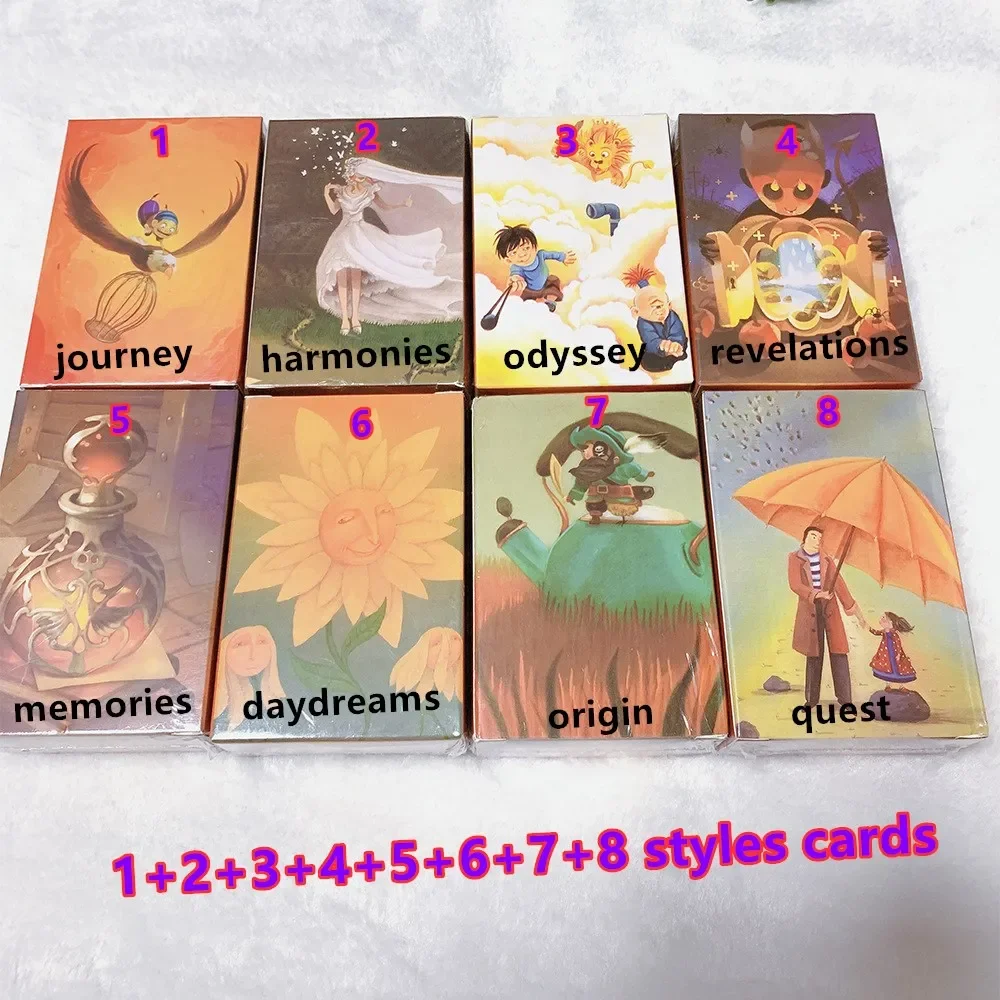 

Wholesale 672 playing cards tell story cards game high quality 1+2+3+4+5+6+7+8 for kids 8 Expansion home party fun board game