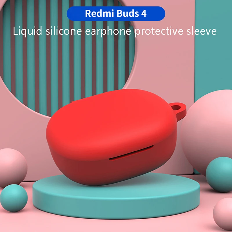 Miękkie silikonowe słuchawki etui dla Redmi Buds 4 Lite bezprzewodowe słuchawki douszne osłona silikonowy futerał ochronny zestawu słuchawkowego Bluetooth