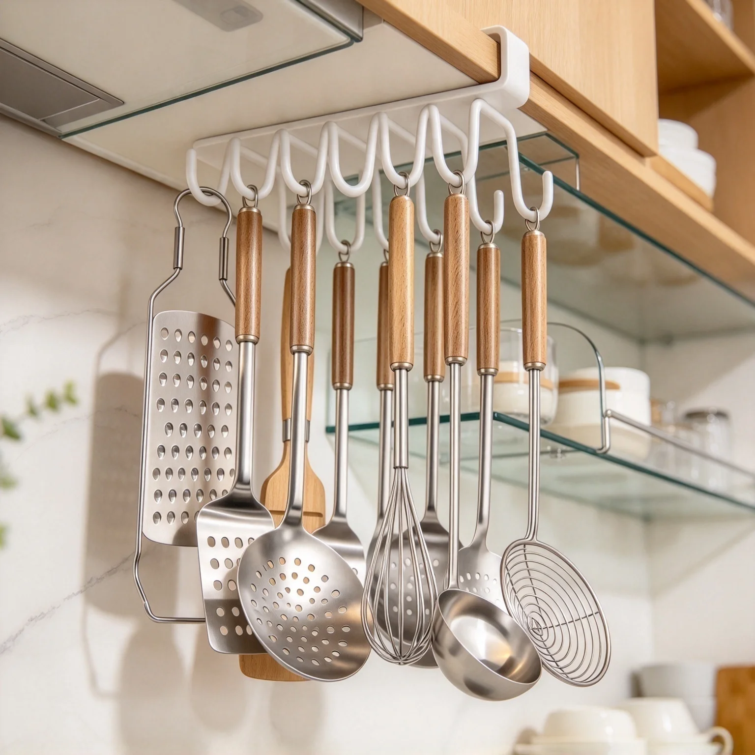 Heavy Duty Punch‑Free Telescopic Retractable Pull‑Out Clothes Rail Cabinet Mount Wardrobe Closet Hanging Storage Organizer