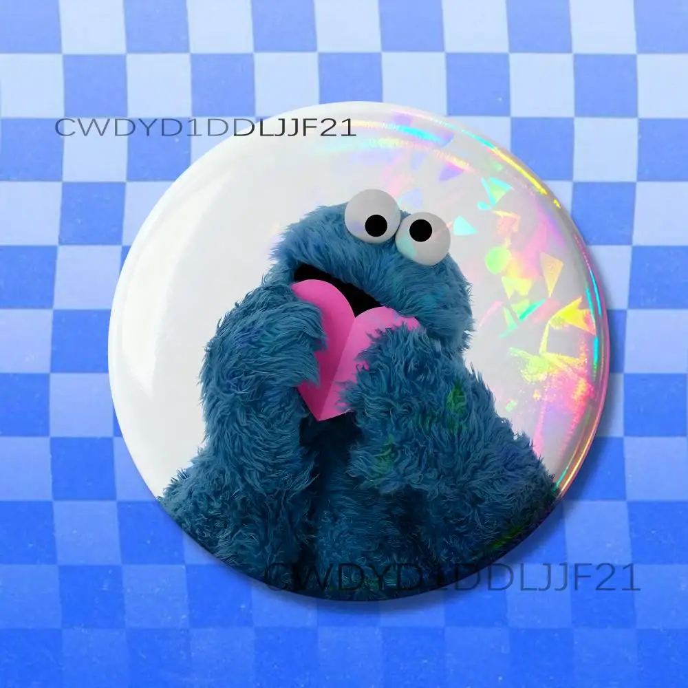 C-Cookies Monsters Cute Badge Brooch Figure Lapel Pins Clothes Backpack Fashion Cute Collection Decoration Display view 4