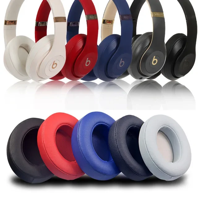 

Replacement Earpads Cushions Ear pillows Care Headphone for Beats by dr dre Studio 2.0 Studio 3 Wireless Headset