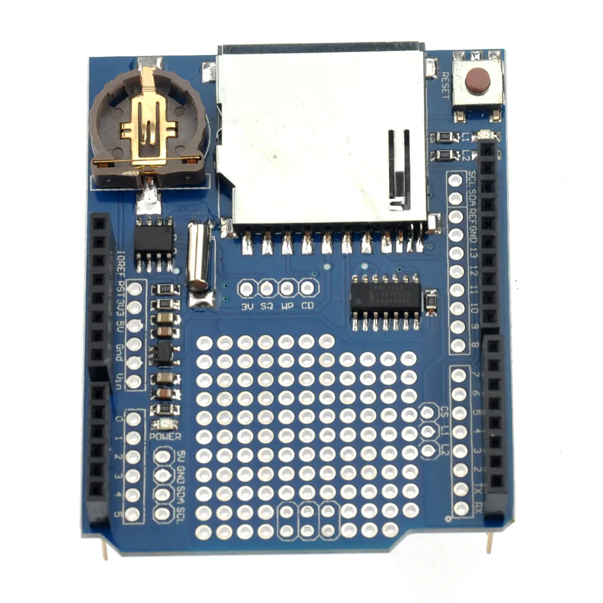 Module Data Recording Shield V1.0 Card Real Time Clock Battery Backup Compatible Module
