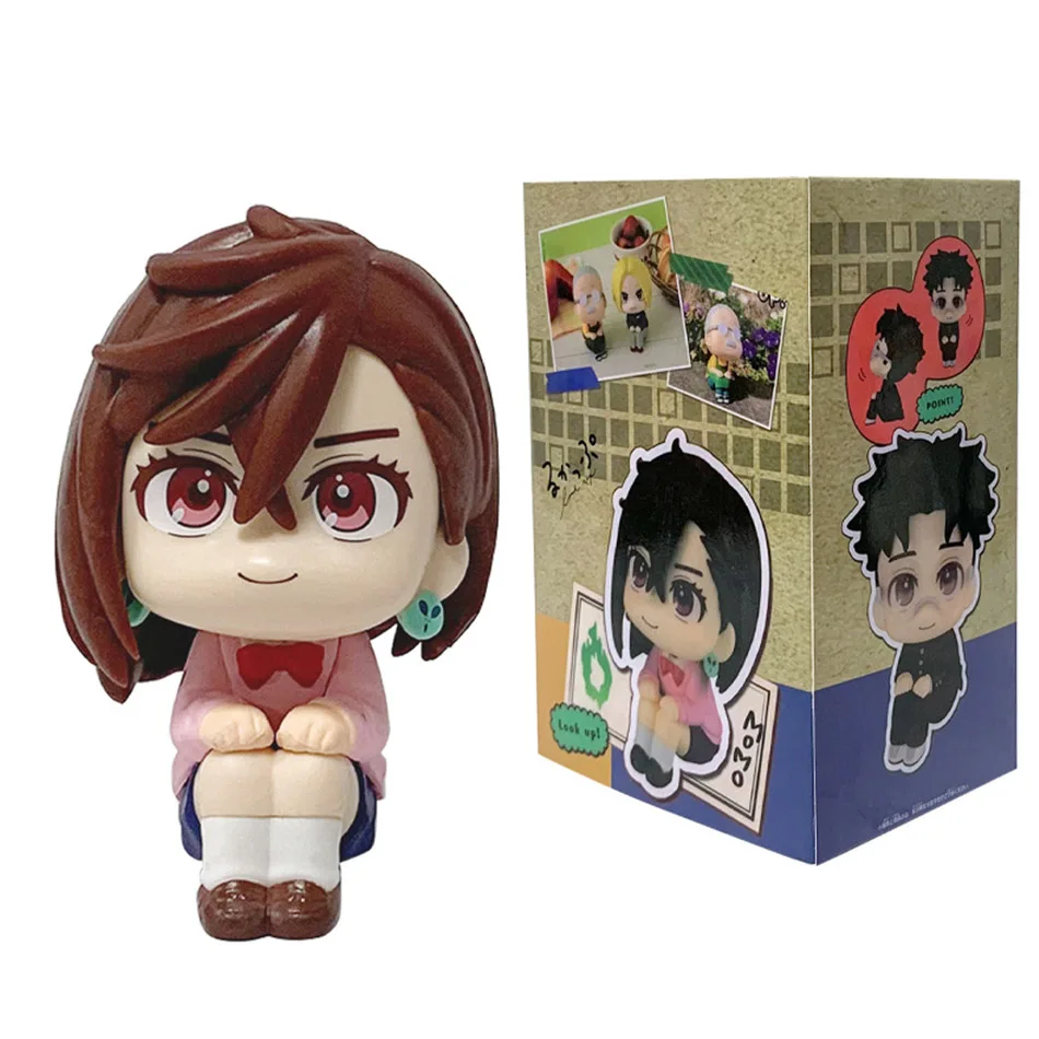 New Big-Head Chibi Ayase Momo/Okarun - Romantic Couple Set from Anime "Dandadan" | Articulated Figure Model, Perfect Gift