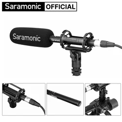 Saramonic Soundbird V1 Supercardioid Condenser Shotgun Microphone for Interviews ENG Filmmaking Field Production Streaming Vlog