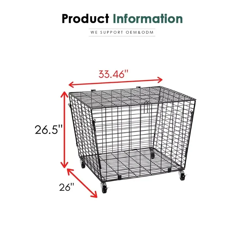 

2026 Wheeled Sports Storage Cart for Tennis Soccer Volleyball Basketball Ball Organizer