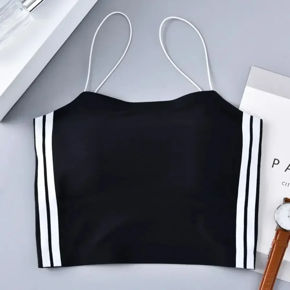 

Womens Ice Silk Bras Seamless Beauty Back Bralette Sexy Lingerie Wire Free Underwear Tube Tops Cropped Brassieres
