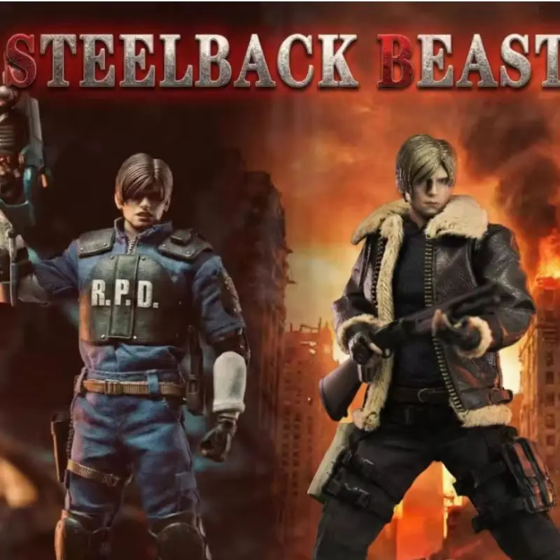 

In Stock Patriot Studio Steelback Beast 1/12 Miles Real Masterpiece Resident Evil Leon S. Kennedy Collectible Figure Gift
