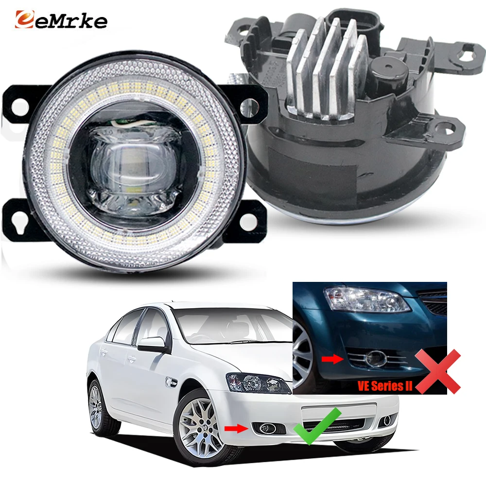 

Для Chevrolet Omega Lumina 2007 2008 2009 Holden Berlina VE I 06-09 светодиодные противотуманные фары Angel Eye аксессуары для наружных фар дальнего света