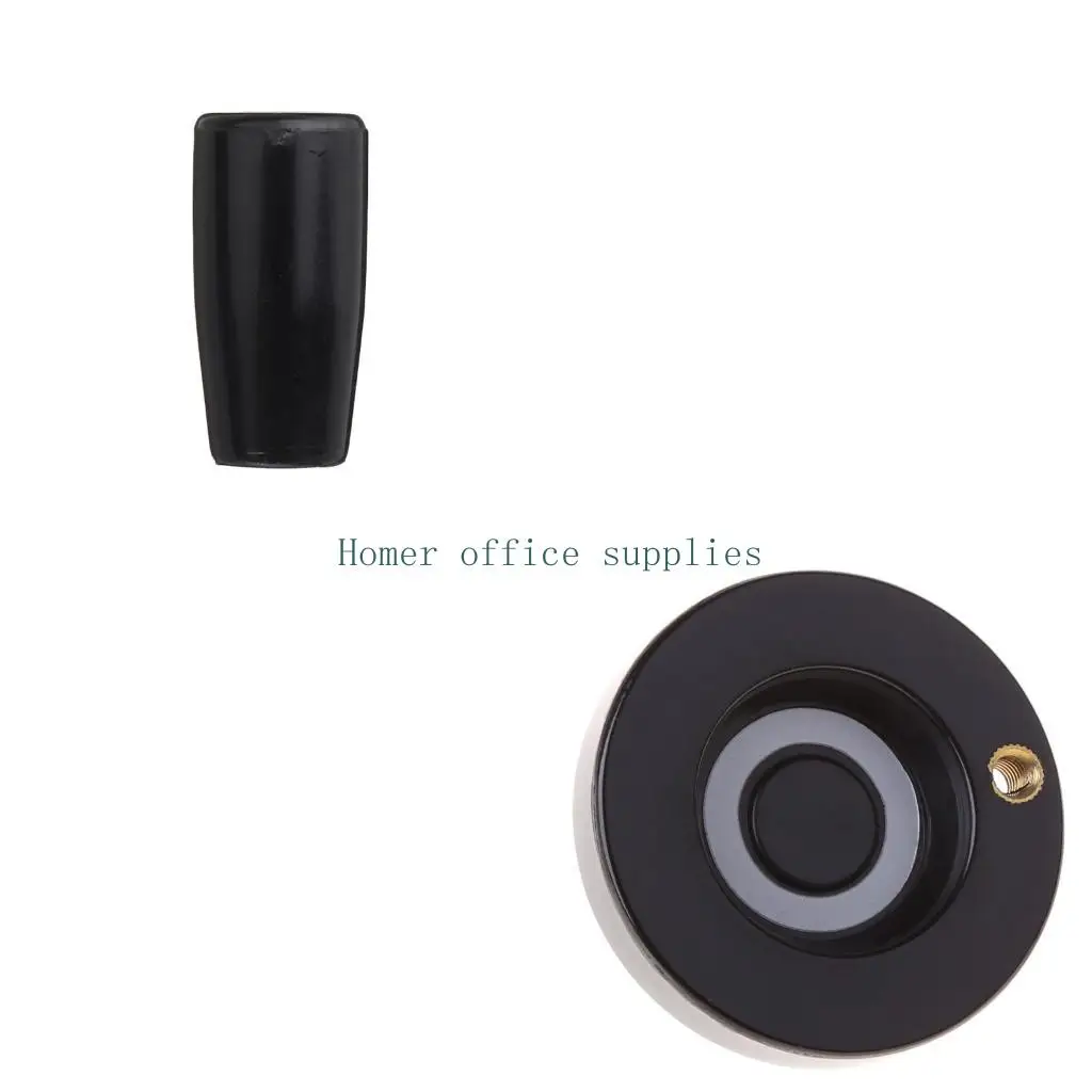 

K43B 8x63mm Round Bakelite Scale Milling Handle Milling Machine Lathe Handwheel Lathe Grinder Machinery Accessories