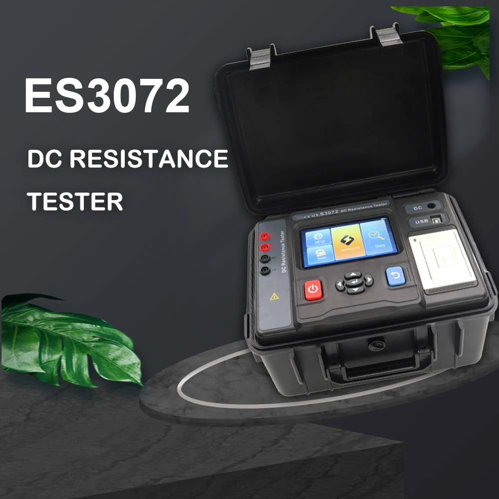 ES3072 3 Phase Transformer Winding DC Resistance four wires Testing Device 20A Transformer DC Resistance Tester