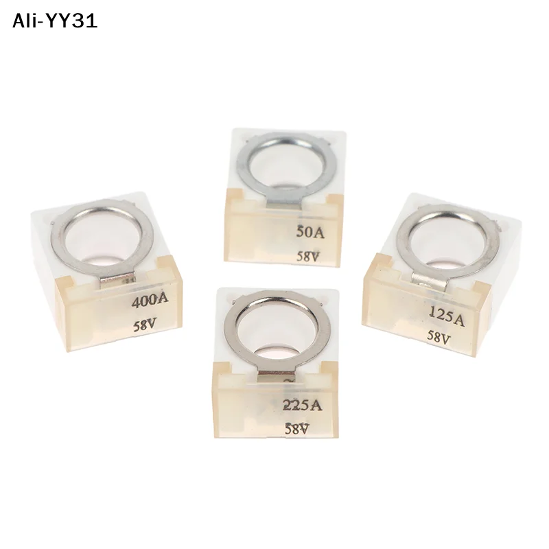 【Ya3】1Pc 30A-600A Battery Terminal Mount Fuse Block Kit 58V With Single Stud 5/16