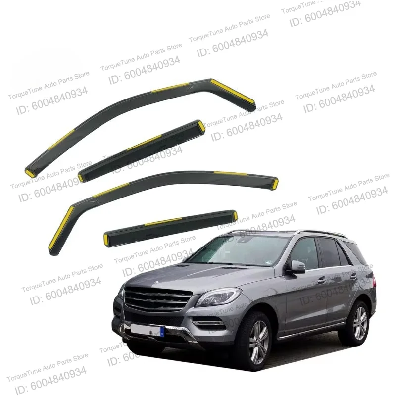 Direct Fit Injection Deflector Car Premium Easy Installation Durable Window Visor For MERCEDES BENZ GLE W166 2012-2019