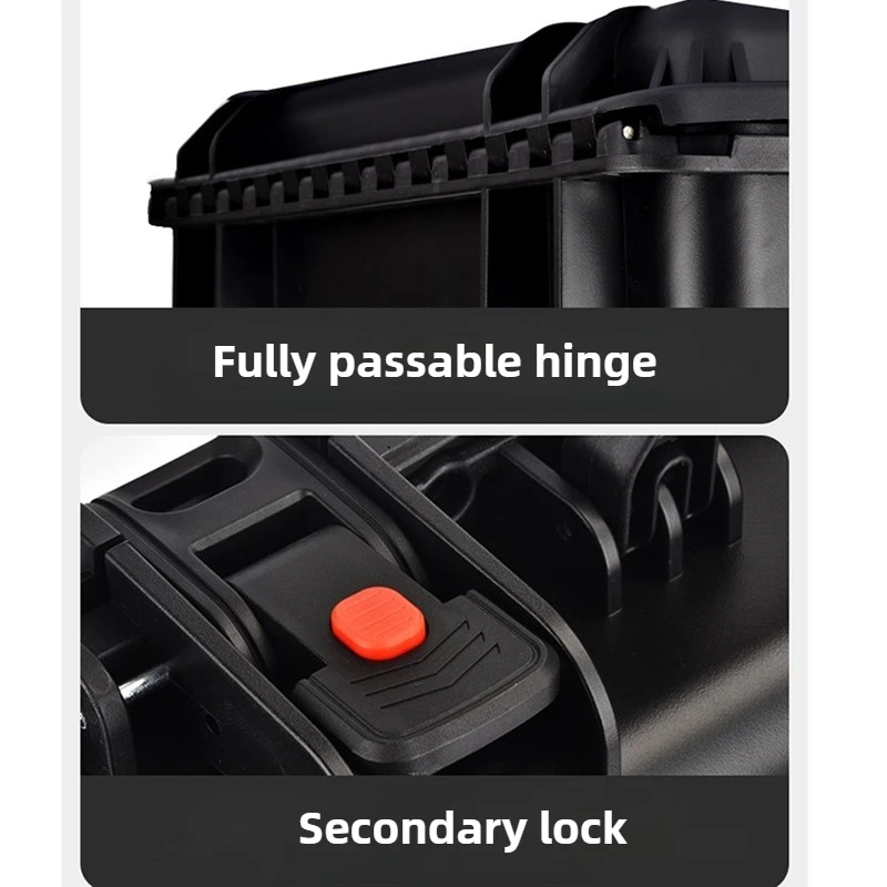 Portable Tool Storage Box Waterproof Hardware Tools Case Multi-functional Safety Protection Organizer Box Tool Case with Sponge