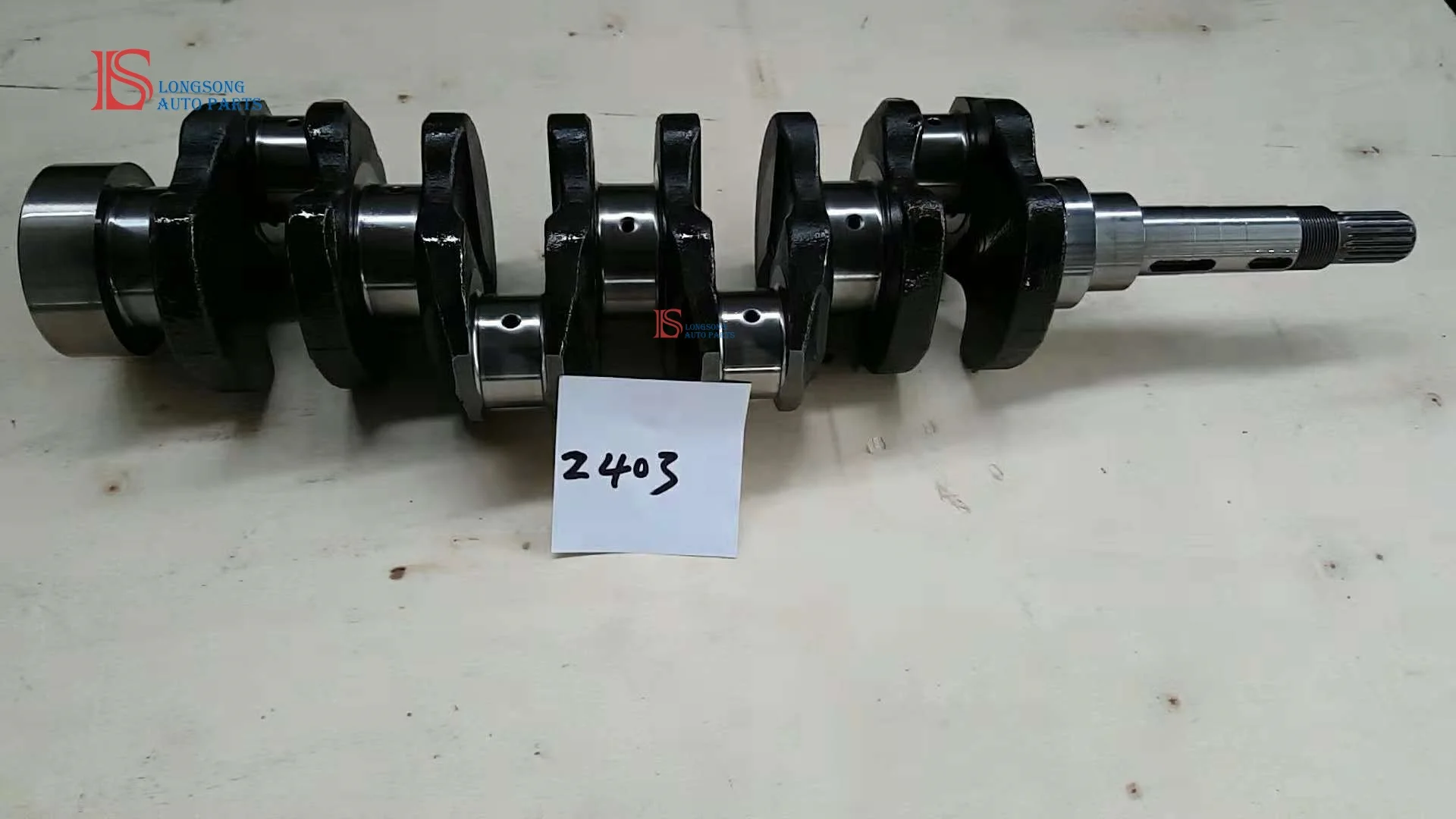 Factory High Performance V2403 Crankshaft Bearing Diameter 60mm Connecting Rod Bearing Diameter 47mm For Kubota