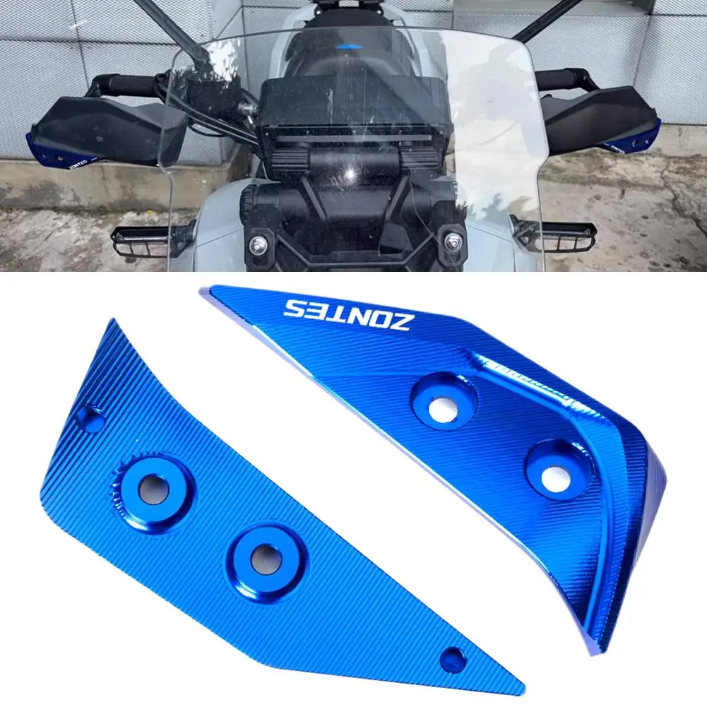 جديد لـ ZONTES 368G 368 G ZT368G 2024 2025 2026 CNC الألومنيوم دراجة نارية Handguard واقية قبعات الزخرفية المقود Prot M0B4 #2