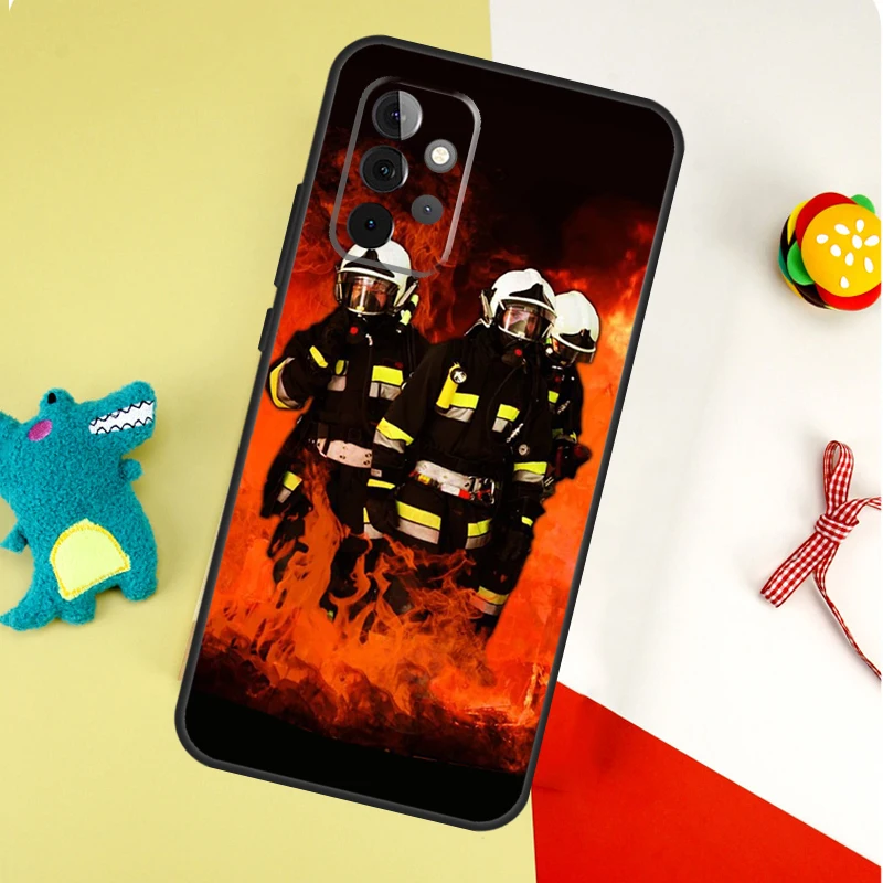 مكافحة الحرائق بطل لسامسونج غالاكسي A53 A33 A13 A54 A34 A14 A55 A35 A15 A05 A06 A16 A22 A32 A52 جراب هاتف #3