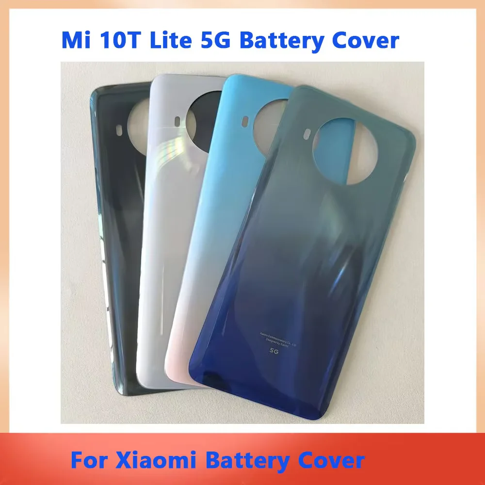 For Xiaomi Mi 10T Lite 5G Battery Cover Back Glass Panel Rear Door Case Repair parts For Xiaomi Mi 10T Lite Battery cover