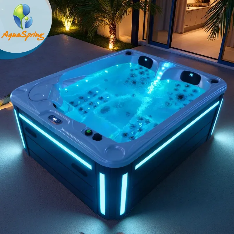Wholesale Custom 3 Person Jacuzzi Luxury Jacuzzi Individual Hot Tub Garden Hotel 85 Massage Sprinkler