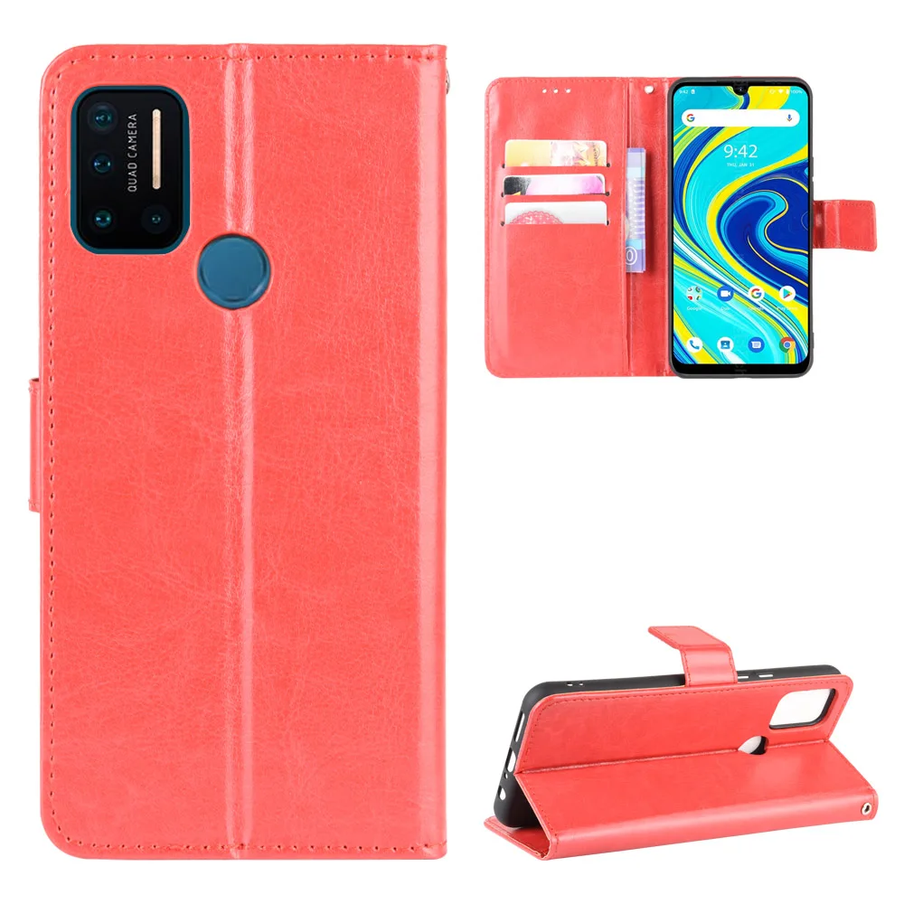 Fashion Wallet PU Leather Case Cover For UMIDIGI A7 Pro Flip Protective Phone Back Shell Card Holders Umidigi A7 A7S/A9 A9 Pro