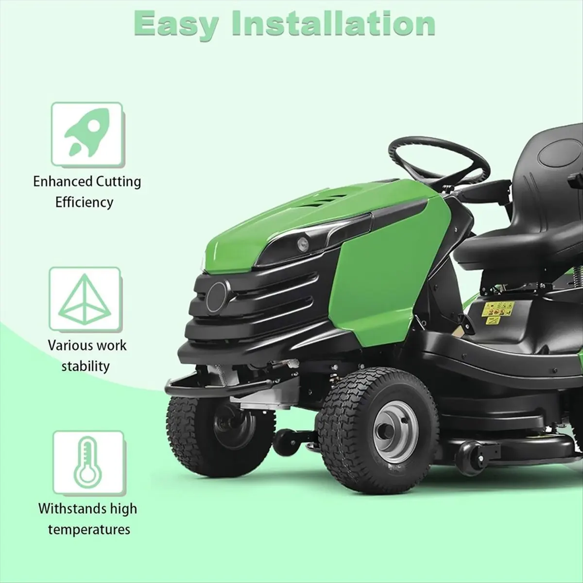48-Inch Mulch Cover Kit for Lawn Tractor Deck Cover Kit plastic
