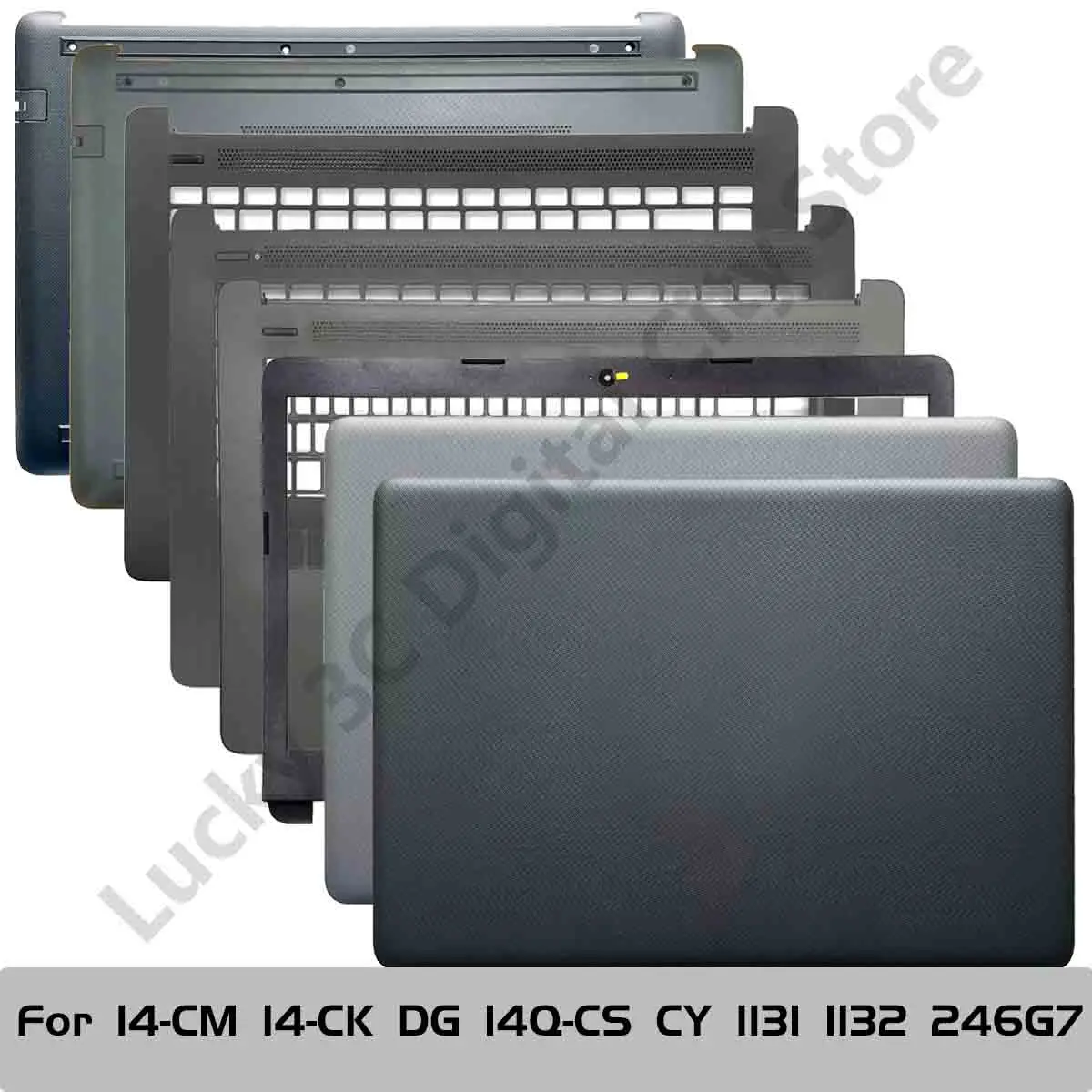 New Laptop Cover For 14-CM 14-CK DG 14Q-CS CY I131 I132 246G7 LCD Back Cover Screen Bezel Case Palmrest Bottom Case L47554-001
