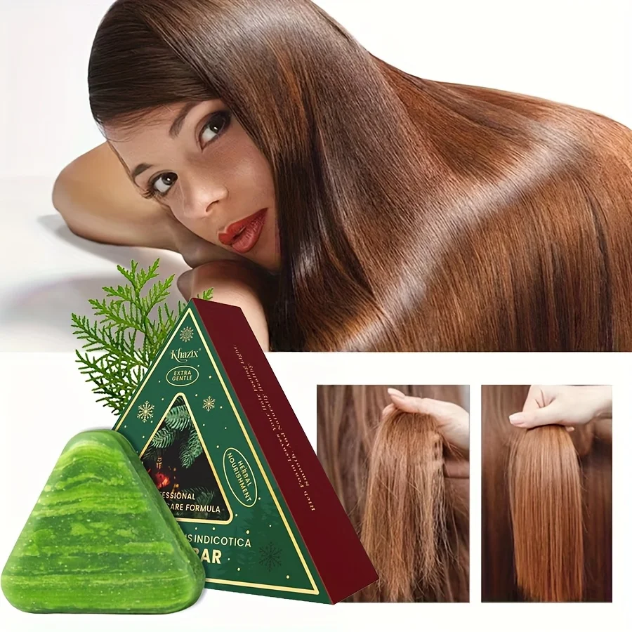 

shampoo bar, made with plant ingredients, gentle cleansing, smoothens frizz, provides long-lasting fragrance