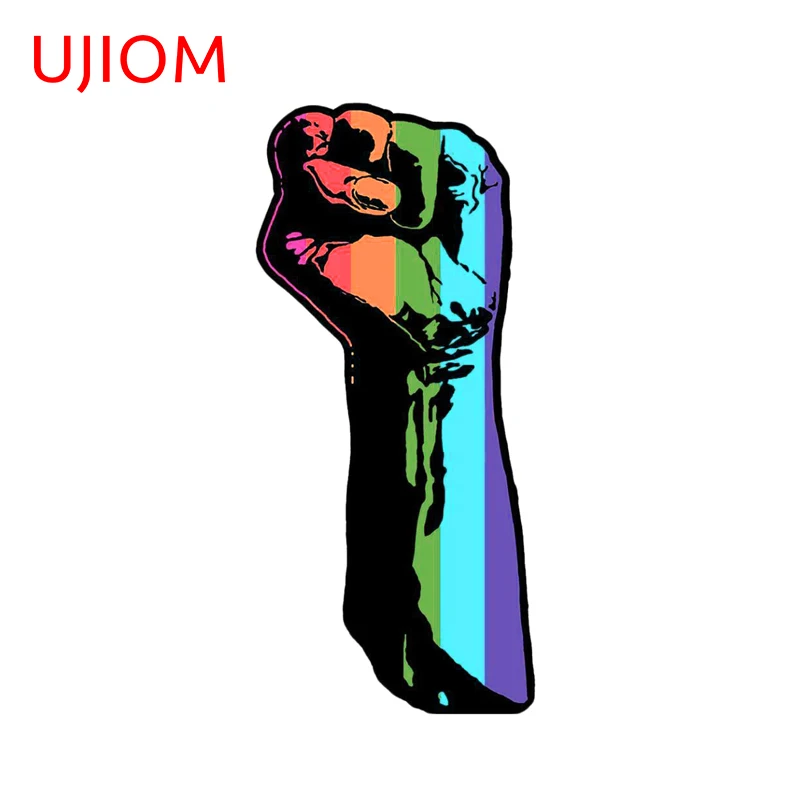 UJIOM Super Gay LGBT Lesbian Chic Wall Sticker Unique Colorful Delicate Vinly Decal Suitable For Kitchen Cupboard Decoration