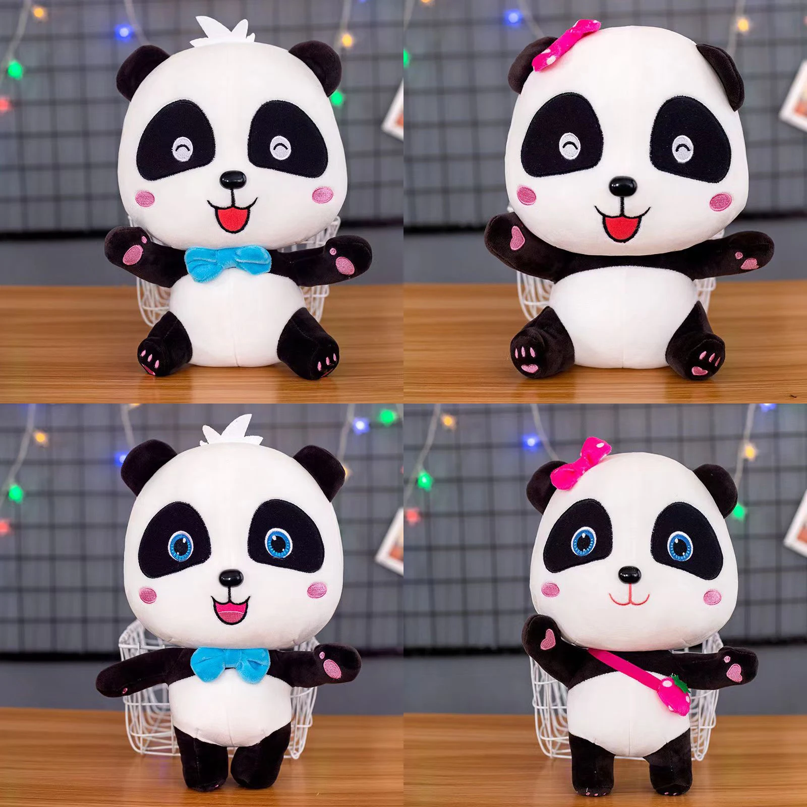 22/30/50cm Baby Bus Plush Babybus Panda Kiki Miu Miu Plush Toys Soft Comfortable Plushie Cute Birthday Gift For Children