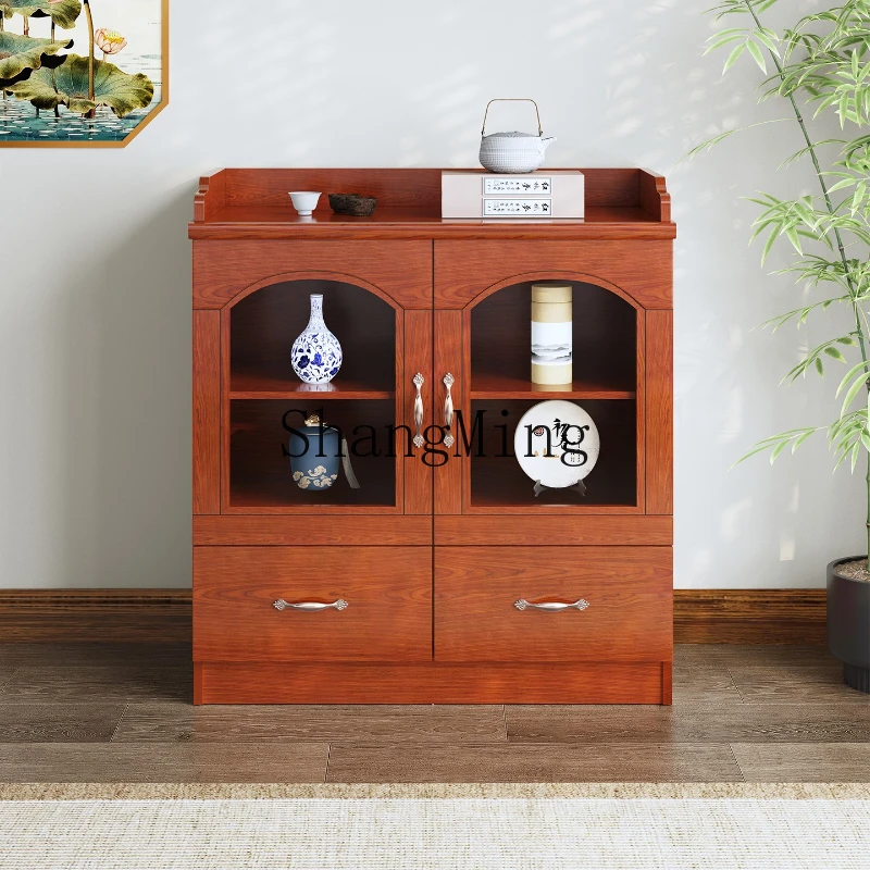 

ZYY Chinese tea cabinet paint plate drawer locker multi-functional storage tea side cabinet