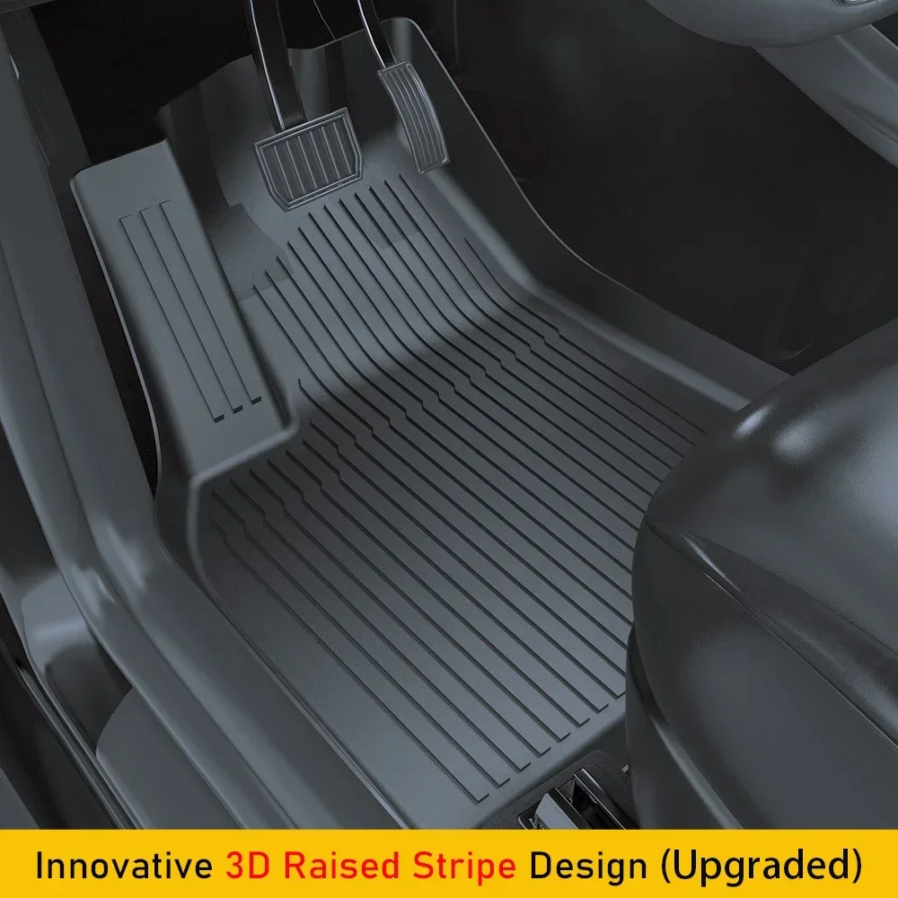 TESMAYX Floor Mats for Tesla Model Y Juniper Launch Model 3 Highland Cargo Liner Trunk Mat All Weather TPE 2024 2025 Accessories