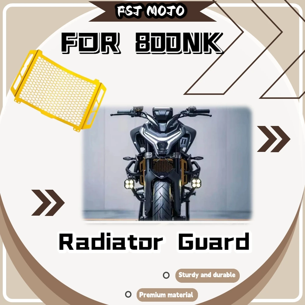 For 800NK Motorbike Water Tank Radiator Guard Wear Resistant Magnesium Aluminum Mesh Stone Blocking Protection Cover