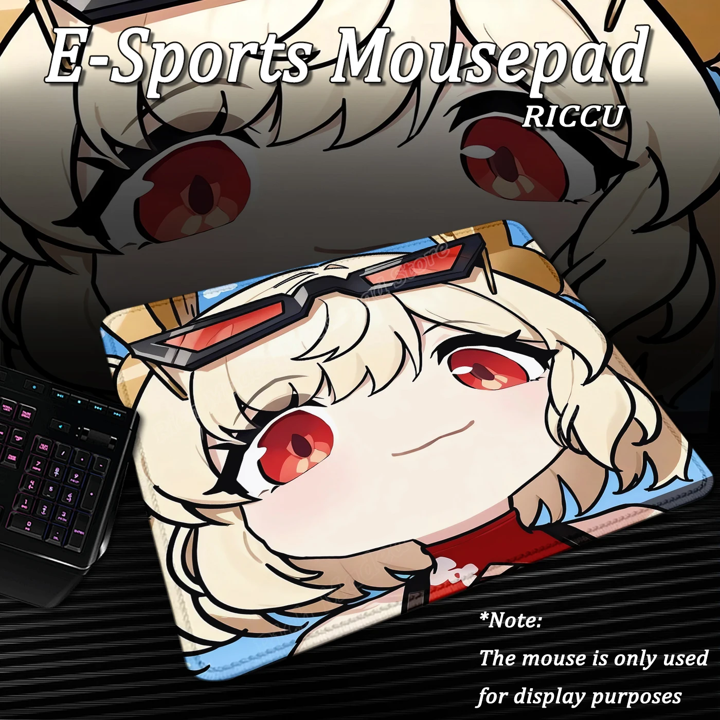 Q Version Zenless Zone Zero Ellen Miyabi Mousepad Office Small ZZZ Mouse Pad PC Gamer Keyboard Mausemat Rubber Anti-Slip Deskmat
