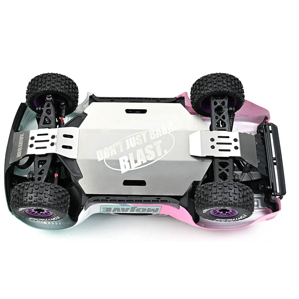 ARRMA 1/16 MOJAVE GROM 223S DSC 4X4 RTR Desert Truck ARA2304 Metal Stainless Steel Chassis Armor Collision Protection Skid Plate