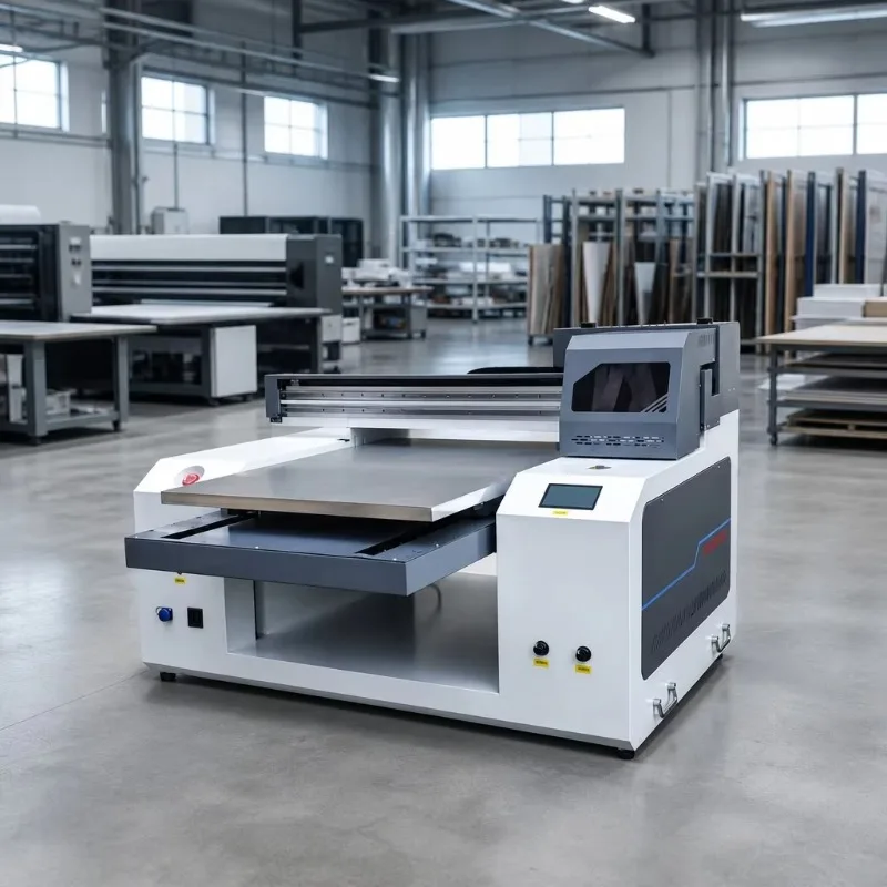 UV Flatbed Inkjet Printer Large Format 3 Imported Printheads for Glass Acrylic Wood