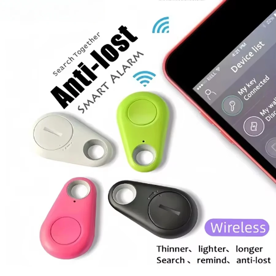 

Mini GPS Bluetooth 5.0 Tracker Anti-Lost Device Round Anti-Lost Device Pet Kids Bag Wallet Tracking Smart Finder Locator