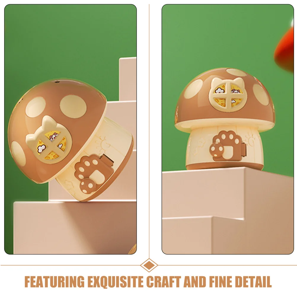 

Mushroom Piggy Bank Exquisite Craftsmanship Charming Lovely Interesting Coin Holder Adornment Birthday Christmas Present