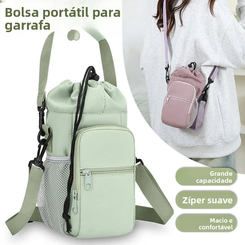 2026-new-large-capacity-multifunctional-handbag-travel-water-cup-bag-cycling-sport-coin-mobile-phone-water-bottle-bag