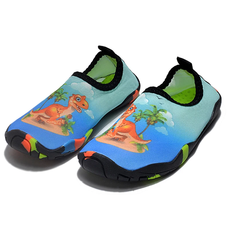 New Children's Cartoon Wading Shoes Summer Beach Swimming Shoes Quick-Dnying Water Sneakers Family Vacation Aqua Shoes 22-32#