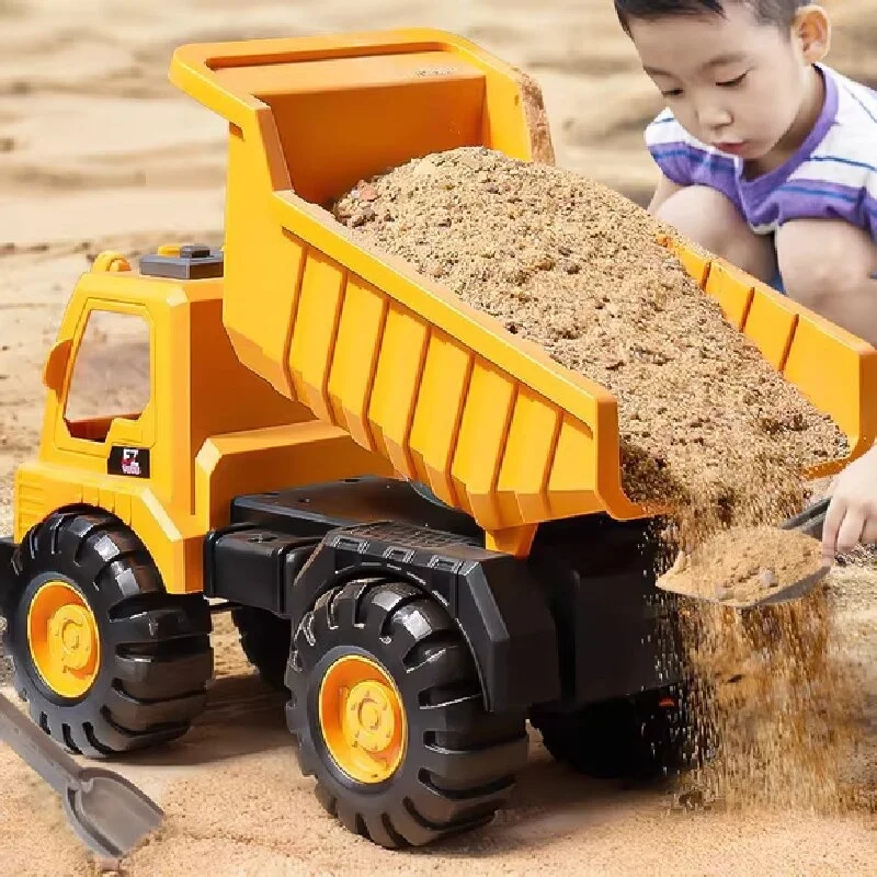 

Xh Toys Large Cement Mixer Truck Durable Large Size High Load Bearing Engineering Vehicle Toy Outdoor Play