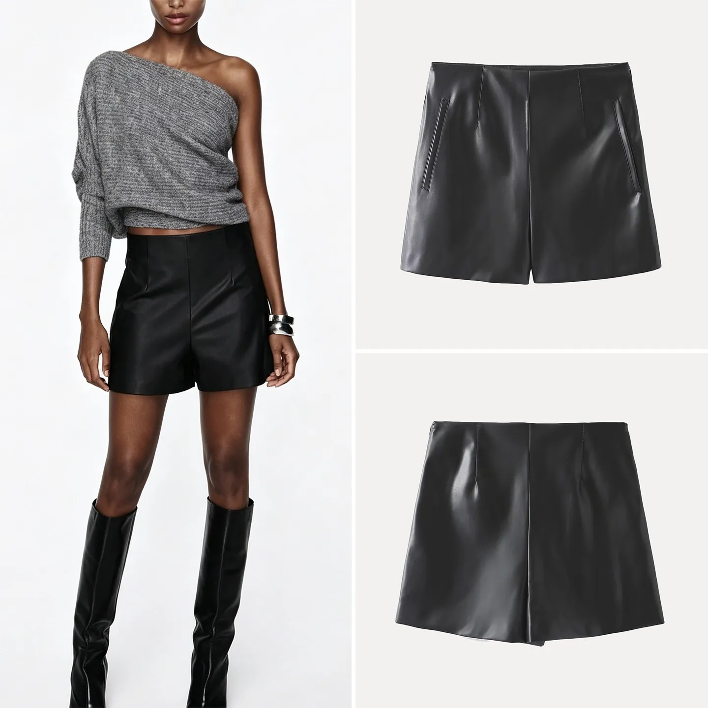 High Waist Pocket Slimming Shorts Women's Fashion Autumn 2026 Personality Short Pants Ladies' Premium Clothing ZADATA