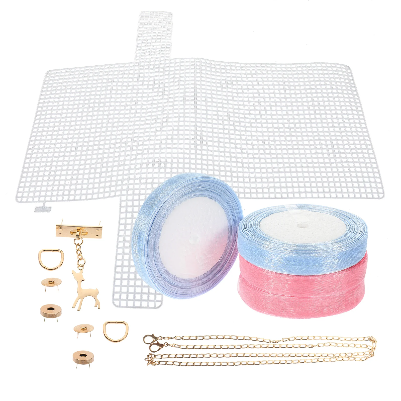 مجموعة واحدة من مواد الحقائب المنسوجة DIY مجموعة أدوات بداية متينة ممتازة مثالية للمبتدئين حقيبة كتف كروس مصنوعة يدويًا للنساء #6