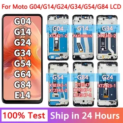 OEM LCD For Motorola Moto G04 G14 G24 G34 G54 G84 X XT2421-2 XT2423-1 XT2363-2 XT2343-1 XT2347 PAYF0010IN Display Touch Screen