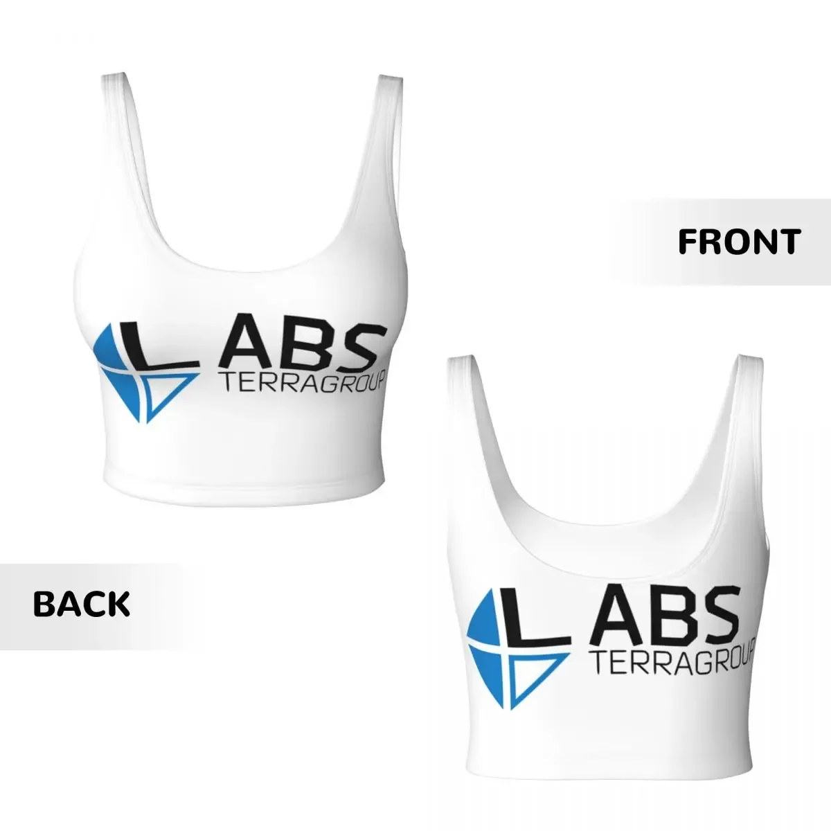 Custom TerraGroup Labs Icon - Escape From Tarkov Women Sports Vest Bra Gym Workout High Impact Yoga Crop Tank Tops