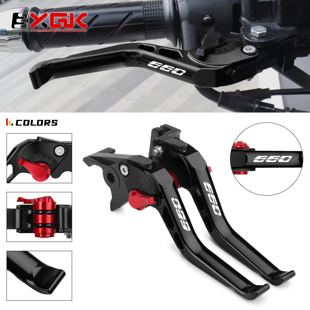 Para Triumph Trident 660 TIGER 660/SPort 2022-2025 Trident 660 palancas de embrague de freno cortas de aluminio CNC ajustables para motocicleta