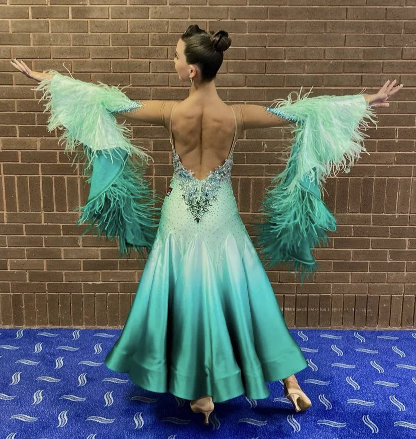 New Competition ballroom Standard dance dress dance clothing stage wear Women dance dress